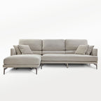 Τριθέσιος Καναπές Γωνία με Ανάκλινδρο Hauz Atlantic Default Title